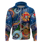 Personalised Knights NAIDOC Week 2024 Zip Hoodie Australia Aboriginal Dot Painting