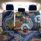 Personalised Cowboys NAIDOC Week 2024 Back Car Seat Cover Australia Aboriginal Dot Painting