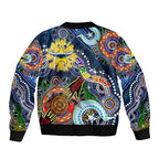 Personalised Cowboys NAIDOC Week 2024 Bomber Jacket Australia Aboriginal Dot Painting