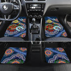 Personalised Cowboys NAIDOC Week 2024 Car Mats Australia Aboriginal Dot Painting