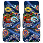 Personalised Cowboys NAIDOC Week 2024 Car Mats Australia Aboriginal Dot Painting