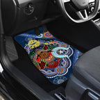 Personalised Cowboys NAIDOC Week 2024 Car Mats Australia Aboriginal Dot Painting