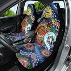 Personalised Cowboys NAIDOC Week 2024 Car Seat Cover Australia Aboriginal Dot Painting