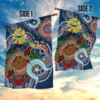 Personalised Cowboys NAIDOC Week 2024 Garden Flag Australia Aboriginal Dot Painting