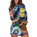 Personalised Cowboys NAIDOC Week 2024 Hoodie Dress Australia Aboriginal Dot Painting