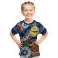 Personalised Cowboys NAIDOC Week 2024 Kid T Shirt Australia Aboriginal Dot Painting