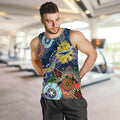 Personalised Cowboys NAIDOC Week 2024 Men Tank Top Australia Aboriginal Dot Painting