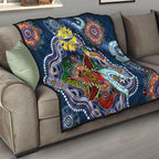 Personalised Cowboys NAIDOC Week 2024 Quilt Australia Aboriginal Dot Painting