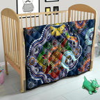 Personalised Cowboys NAIDOC Week 2024 Quilt Australia Aboriginal Dot Painting