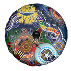 Personalised Cowboys NAIDOC Week 2024 Spare Tire Cover Australia Aboriginal Dot Painting