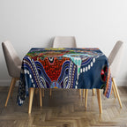 Personalised Cowboys NAIDOC Week 2024 Tablecloth Australia Aboriginal Dot Painting