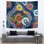 Personalised Cowboys NAIDOC Week 2024 Tapestry Australia Aboriginal Dot Painting