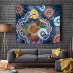 Personalised Cowboys NAIDOC Week 2024 Tapestry Australia Aboriginal Dot Painting