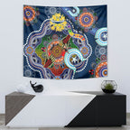 Personalised Cowboys NAIDOC Week 2024 Tapestry Australia Aboriginal Dot Painting