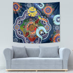 Personalised Cowboys NAIDOC Week 2024 Tapestry Australia Aboriginal Dot Painting