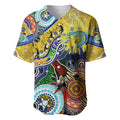 Personalised Eels NAIDOC Week 2024 Baseball Jersey Australia Aboriginal Dot Painting