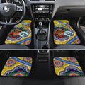 Personalised Eels NAIDOC Week 2024 Car Mats Australia Aboriginal Dot Painting