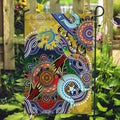 Personalised Eels NAIDOC Week 2024 Garden Flag Australia Aboriginal Dot Painting