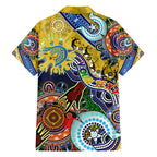 Personalised Eels NAIDOC Week 2024 Hawaiian Shirt Australia Aboriginal Dot Painting