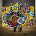 Personalised Eels NAIDOC Week 2024 Hooded Blanket Australia Aboriginal Dot Painting