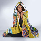 Personalised Eels NAIDOC Week 2024 Hooded Blanket Australia Aboriginal Dot Painting