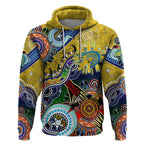 Personalised Eels NAIDOC Week 2024 Hoodie Australia Aboriginal Dot Painting