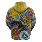 Personalised Eels NAIDOC Week 2024 Hoodie Australia Aboriginal Dot Painting