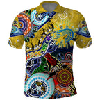 Personalised Eels NAIDOC Week 2024 Polo Shirt Australia Aboriginal Dot Painting