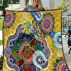 Personalised Eels NAIDOC Week 2024 Quilt Australia Aboriginal Dot Painting