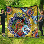 Personalised Eels NAIDOC Week 2024 Quilt Australia Aboriginal Dot Painting
