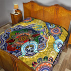 Personalised Eels NAIDOC Week 2024 Quilt Australia Aboriginal Dot Painting