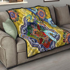 Personalised Eels NAIDOC Week 2024 Quilt Australia Aboriginal Dot Painting