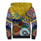 Personalised Eels NAIDOC Week 2024 Sherpa Hoodie Australia Aboriginal Dot Painting