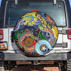 Personalised Eels NAIDOC Week 2024 Spare Tire Cover Australia Aboriginal Dot Painting