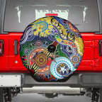 Personalised Eels NAIDOC Week 2024 Spare Tire Cover Australia Aboriginal Dot Painting