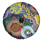 Personalised Eels NAIDOC Week 2024 Spare Tire Cover Australia Aboriginal Dot Painting