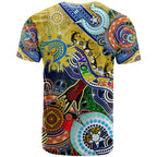 Personalised Eels NAIDOC Week 2024 T Shirt Australia Aboriginal Dot Painting