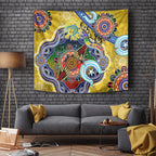 Personalised Eels NAIDOC Week 2024 Tapestry Australia Aboriginal Dot Painting