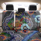 Personalised Panthers NAIDOC Week 2024 Back Car Seat Cover Australia Aboriginal Dot Painting