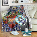 Personalised Panthers NAIDOC Week 2024 Blanket Australia Aboriginal Dot Painting