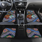 Personalised Panthers NAIDOC Week 2024 Car Mats Australia Aboriginal Dot Painting