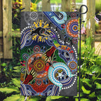 Personalised Panthers NAIDOC Week 2024 Garden Flag Australia Aboriginal Dot Painting