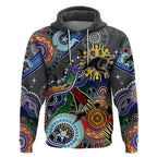 Personalised Panthers NAIDOC Week 2024 Hoodie Australia Aboriginal Dot Painting