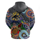 Personalised Panthers NAIDOC Week 2024 Hoodie Australia Aboriginal Dot Painting