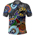 Personalised Panthers NAIDOC Week 2024 Polo Shirt Australia Aboriginal Dot Painting