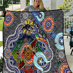 Personalised Panthers NAIDOC Week 2024 Quilt Australia Aboriginal Dot Painting
