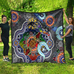 Personalised Panthers NAIDOC Week 2024 Quilt Australia Aboriginal Dot Painting