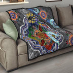 Personalised Panthers NAIDOC Week 2024 Quilt Australia Aboriginal Dot Painting