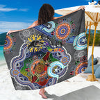Personalised Panthers NAIDOC Week 2024 Sarong Australia Aboriginal Dot Painting