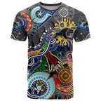 Personalised Panthers NAIDOC Week 2024 T Shirt Australia Aboriginal Dot Painting